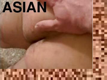 Gay FTM Daddy Spanks Asian Heshe Submissive Red