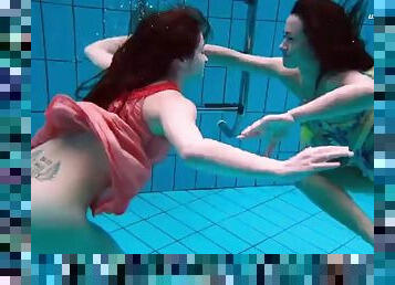 Liza and alla underwater experience