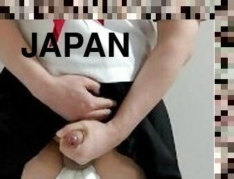 masturbarsi, giapponesi, masturbazione, uniformi