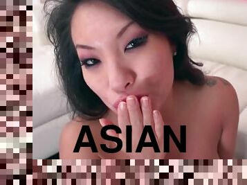 ANALIZED - Sexy Asian Slut Asa Akira Loves a BIG Cock DEEP Inside her ASS