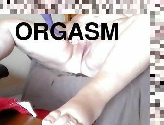 storatuttar, masturbation, gammal, orgasm, kvinnligt-sprut, amatör, mogen, leksak, par, bbw