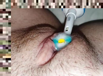 Masturbation With An Electric Toothbrush
