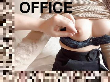A Big-breasted Office Worker With A Great Style On A Business Trip Was Fucked All Over