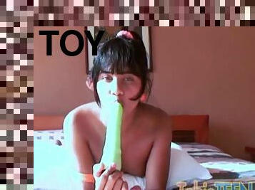 Tobie Teen - Toys Her Hot Tight Pussy