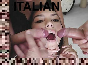 cazzi-enormi, latini, sesso-di-gruppo, puttane, sperma-sulla-faccia, bukkake, italiani, brunette