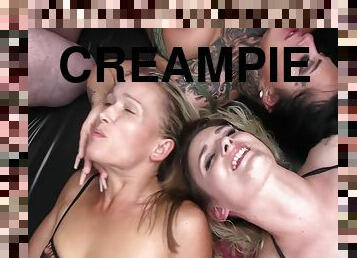 Ashley Cumstar And Melina May In 50 Guys Big Creampie Gangbang 32 Min