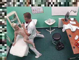 Anna Rey seduced handsome doctor into drilling her tight snatch