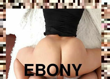 Curvy ebony Adriana Maya gets boned in POV