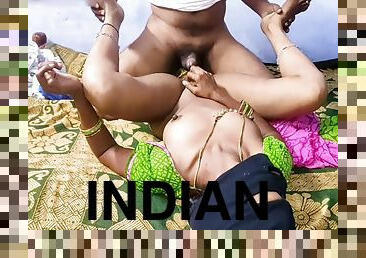 Indian Village Couple In Green Colour Saree Hd Xxx