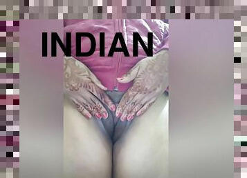 Indian Unsatisfied Step-aunty Masturbating And Dirty Talking