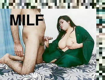 Big Tits Milf Girl Handjob In Romantic Style