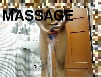 baden, groß-titten, haarig, muschi, dilettant, massage, indianer, ficken, kamera, dusche