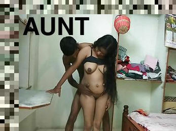 Hot Telugu Aunty Standing Sex