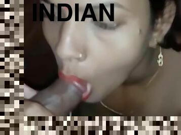 Indian Prostitute Bhabhi Sucking Cock