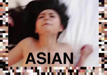 Asian beauty teen Rae Lil Black POV sex