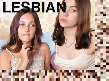 amatir, lesbian-lesbian, homo, berciuman