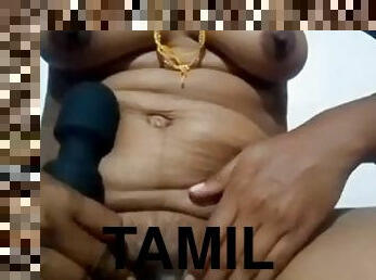 Tamil wife with vibrator in her pussy