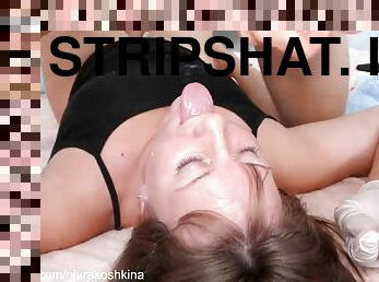 STRIPSHAT. Recorded a LIVE SHOW of the model NIURA