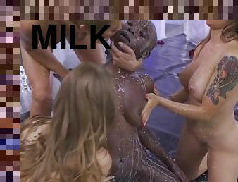 Milk and chocolate go well together, as you can see.