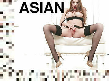 asia, payudara-besar, clitoris-bagian-atas-vagina-paling-sensitif, mastubasi, stocking, vagina-pussy, celana-dalam-wanita, berambut-pirang, tato, hak-tinggi