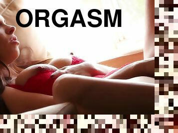 tettone, orgasmi, ragazze-giovani, biancheria-intima, naturali, solitari, brunette, tacchi-alti