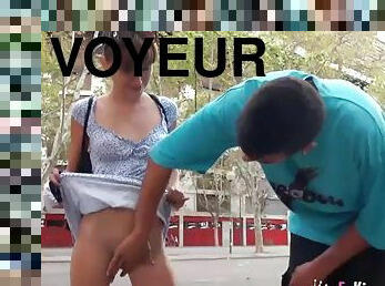 Hot Voyeur And Exhibitonism Compilation From Spanish Porn Studio