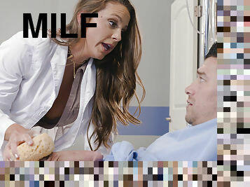 chatte-pussy, fellation, médecin, énorme-bite, milf, pornstar, hôpital