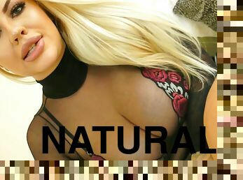 JOI humiliation from a fluffy blond babe with big natural mammaries