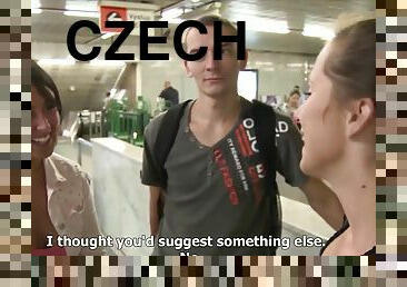 Czech Couples fucked for the cash