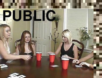 real strip poker game in vegas hotel room - public