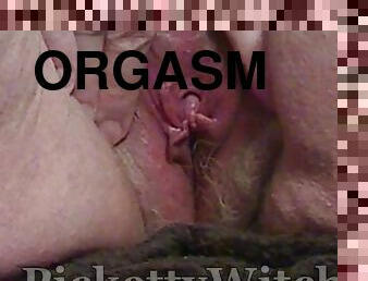 Fingering myself to orgasm