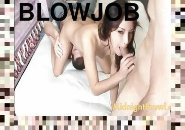 Danni Colen licks her pussy blowjob and fucks hard in threesome