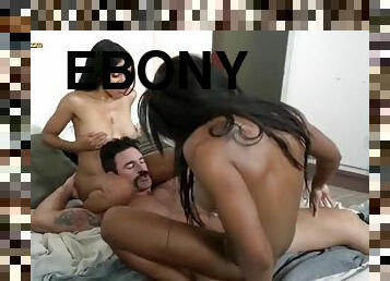 White daddy fucks his ebony daughter