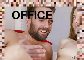 Hot babe Karla Kush crazy office sex video