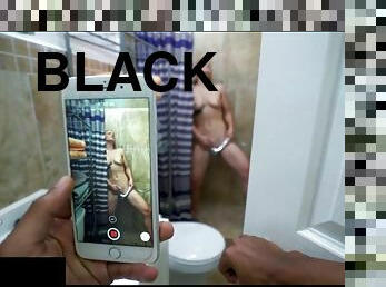 shower teenager making love big black cock - Blonde Pov