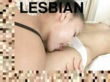 Lesbian asian premium twat licking - asian teen