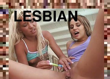 Cute teen girls hot lesbian video
