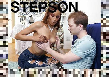 Kylie Lebeau satisfies pervert stepson