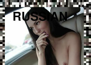 Russian Backseat Hump And Sucking Cock 1 - Public Agent
