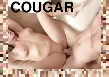 Horny Cougar Gives Into Temptation