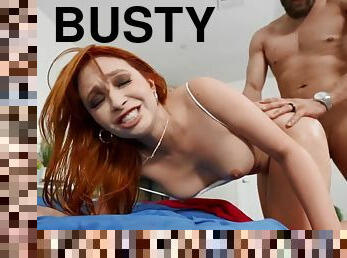 Rough anal sex with busty ginger Quinn Wilde