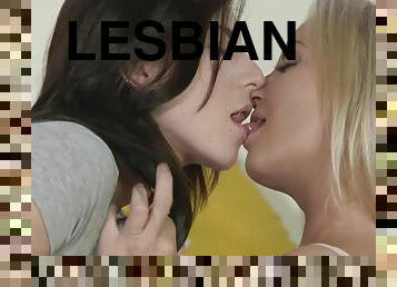 Gorgeous lesbian alluring adult video