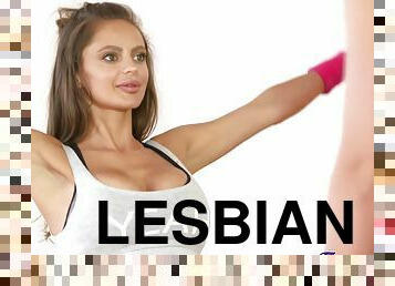 Lesbians Get Sweaty After Class Fitness Rooms