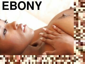 Amazing Ebony Babe Plays With Pink Vagina - Jezabel Vess
