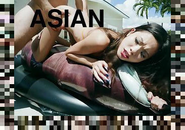 Shameless asian minx hardcore porn video