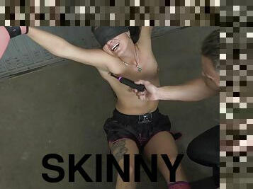 Skinny latina slut BDSM porn video