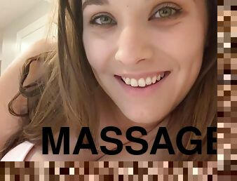 ASMR Kitten Scalp Massage - Big tits