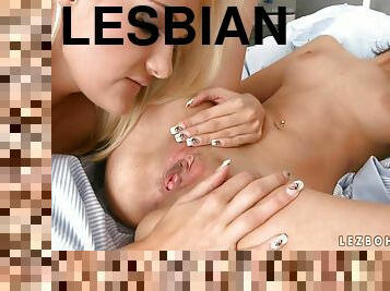 perawat, sayang, lesbian-lesbian, gila, berambut-pirang, rumah-sakit