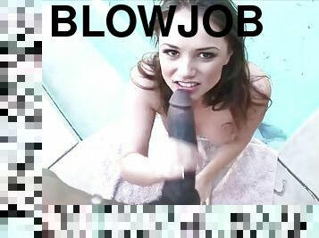 Virtual blowjob by the pool courtesy of HOTTIE Tori Black