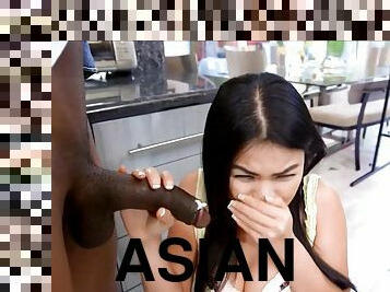 asia, orgasme, amatir, blowjob-seks-dengan-mengisap-penis, cumshot-keluarnya-sperma, antar-ras, buatan-rumah, hitam, dapur, berhubungan-dengan-wajah